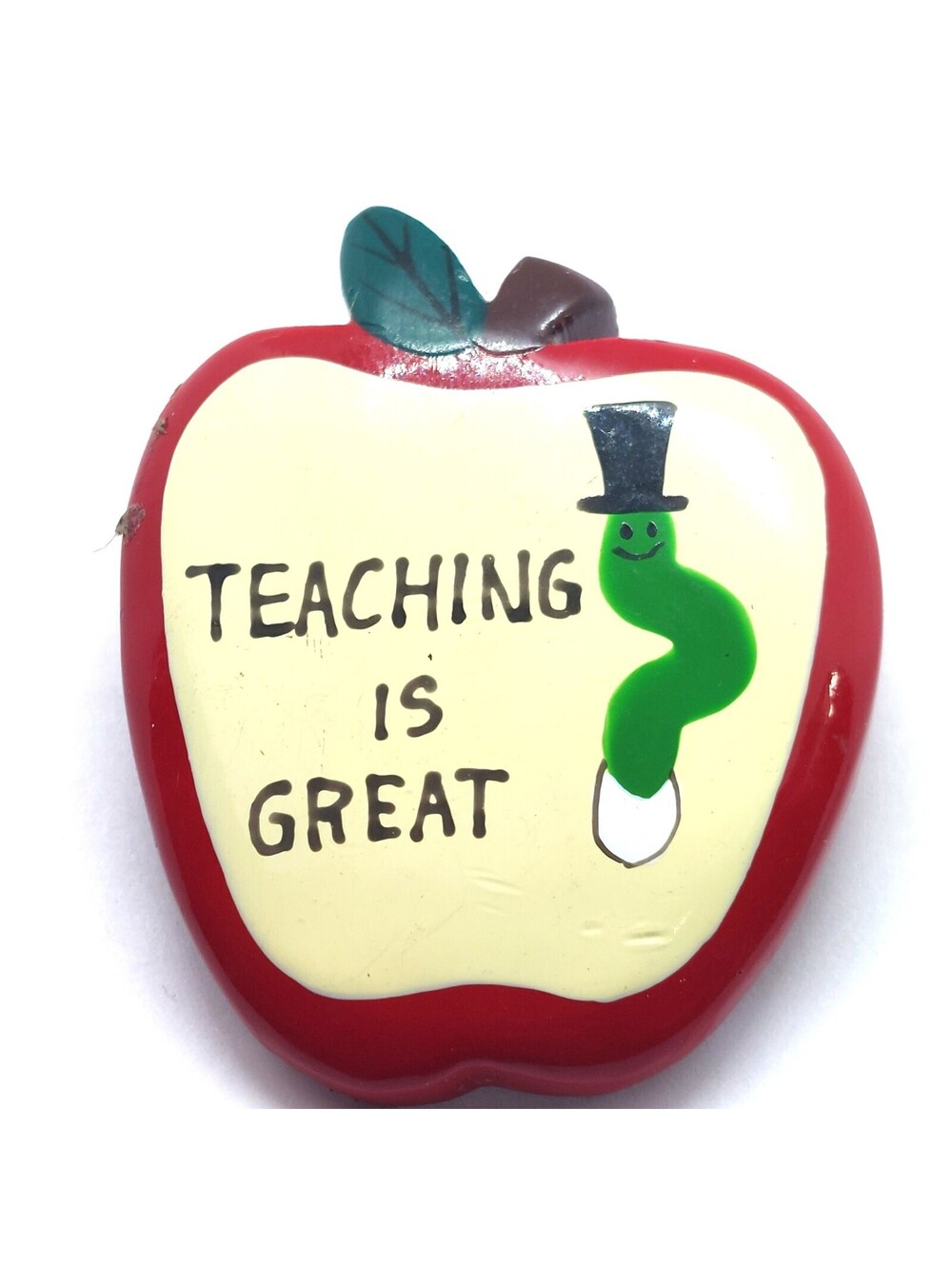 Teaching Is Great Pin Red Apple Teacher Education Appreciation School Gift